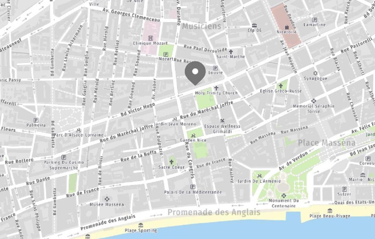 ApartHotel Riviera - Grimaldi Promenade des Anglais - Espace Victor Hugo - Charm&Quiet Superior Studio AC - Few minutes beach&Place Masséna Nizza Esterno foto